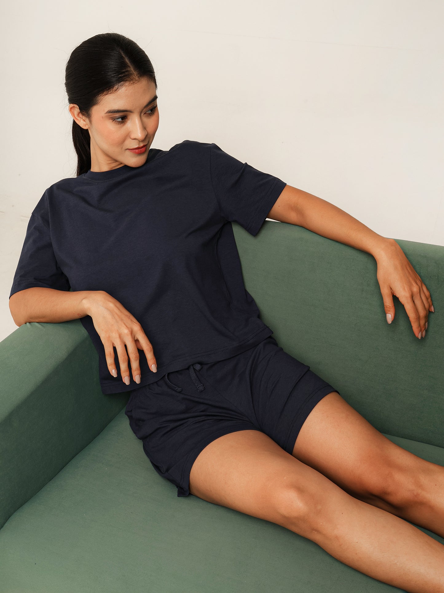 Uncuvr Mood Indigo Bamboo Sleepwear Shorts: Relax in Eco-Friendly Comfort