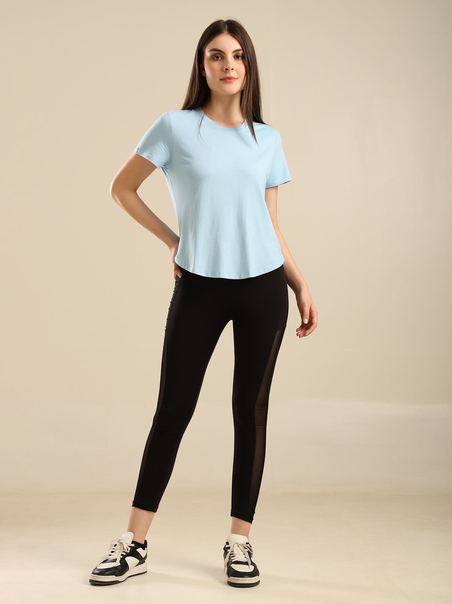 Uncuvr Ice Blue Bamboo Comfort T-Shirt: Soft, Breezy & Effortless All Day