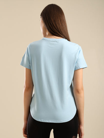 Uncuvr Ice Blue Bamboo Comfort T-Shirt: Soft, Breezy & Effortless All Day