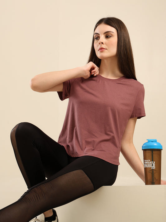 Uncuvr Dusty Pink Bamboo Comfort T-Shirt: Soft, Breezy & Effortless All Day