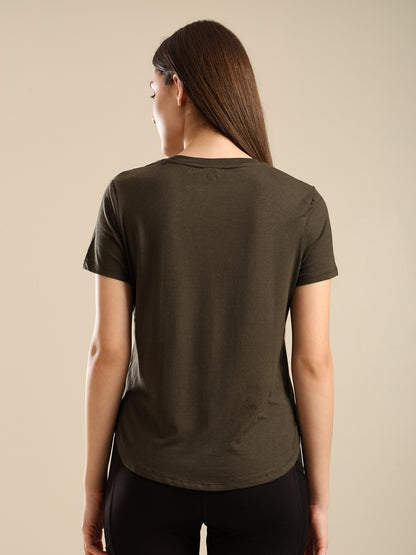 Uncuvr Deep Olive Bamboo Comfort T-Shirt: Soft, Breezy & Effortless All Day