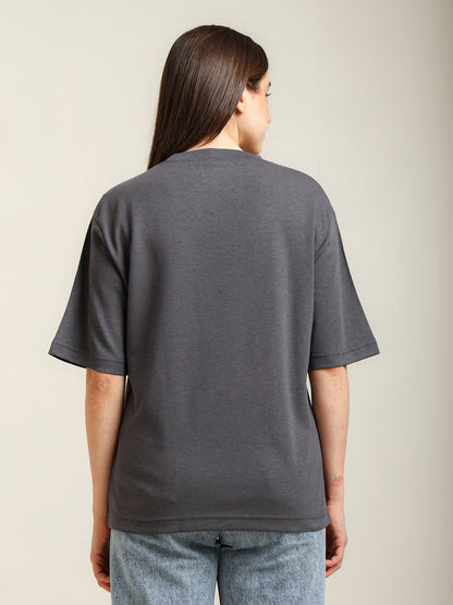 Uncuvr Grey Bamboo Oversize T-Shirt: Soft, Breezy & Effortless All Day