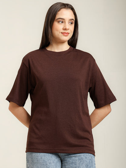 Uncuvr Coffee Bean Bamboo Oversize T-Shirt: Soft, Breezy & Effortless All Day