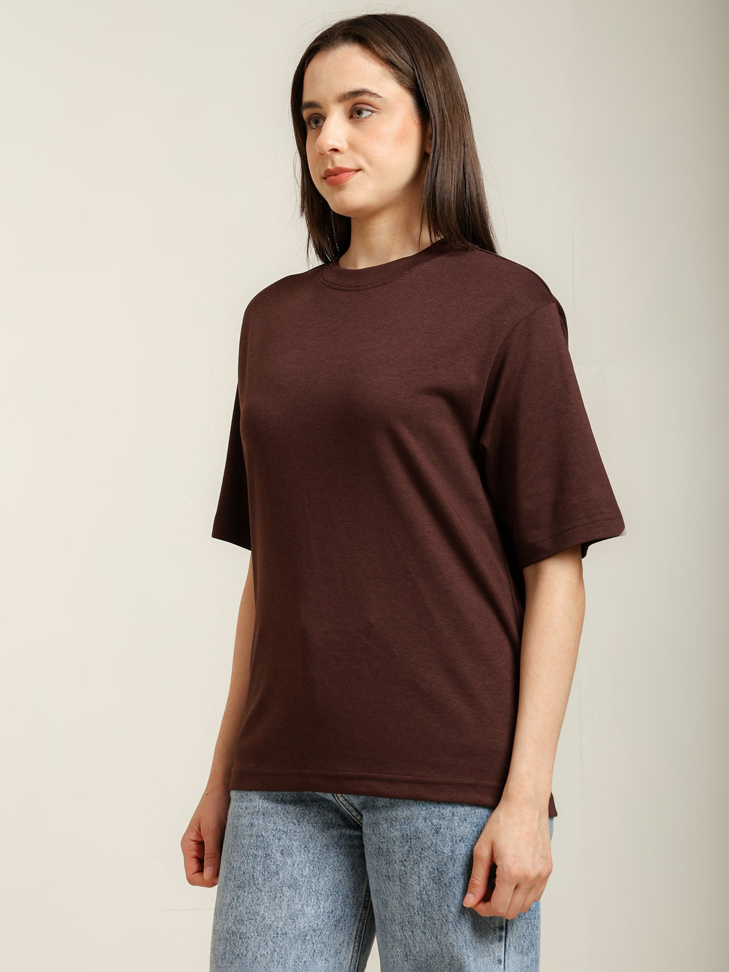 Uncuvr Coffee Bean Bamboo Oversize T-Shirt: Soft, Breezy & Effortless All Day