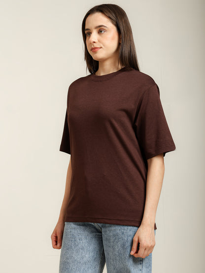 Uncuvr Coffee Bean Bamboo Oversize T-Shirt: Soft, Breezy & Effortless All Day