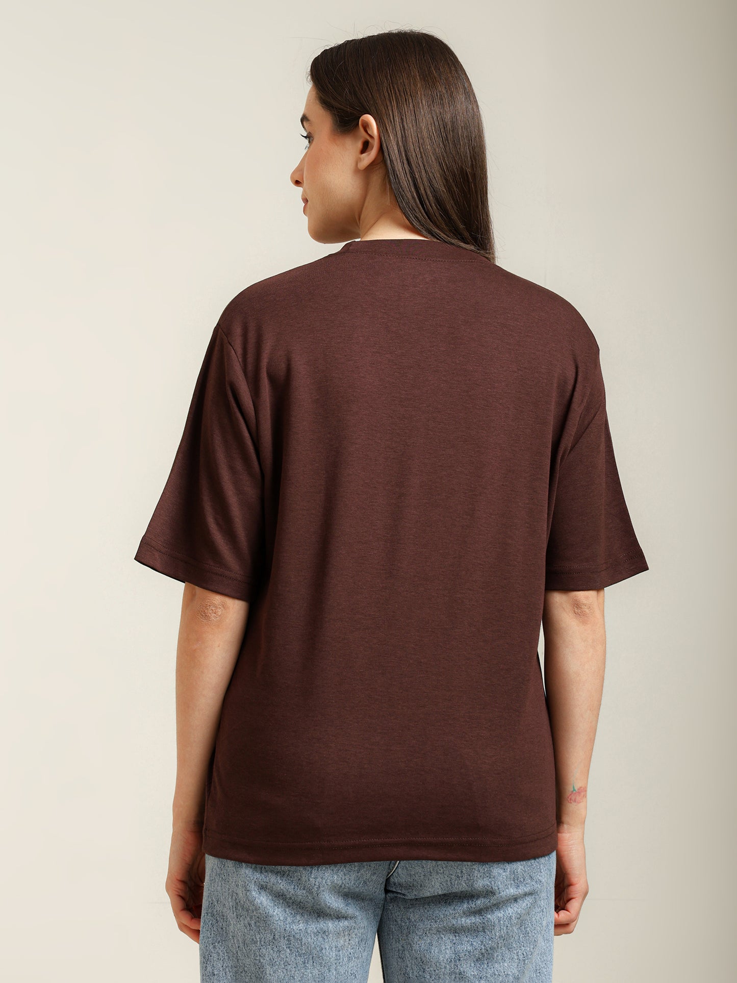 Uncuvr Coffee Bean Bamboo Oversize T-Shirt: Soft, Breezy & Effortless All Day