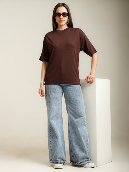 Uncuvr Coffee Bean Bamboo Oversize T-Shirt: Soft, Breezy & Effortless All Day