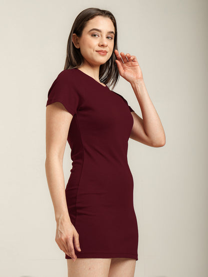 Uncuvr Wine Bamboo Short Dress