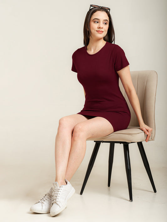 Uncuvr Wine Bamboo Short Dress
