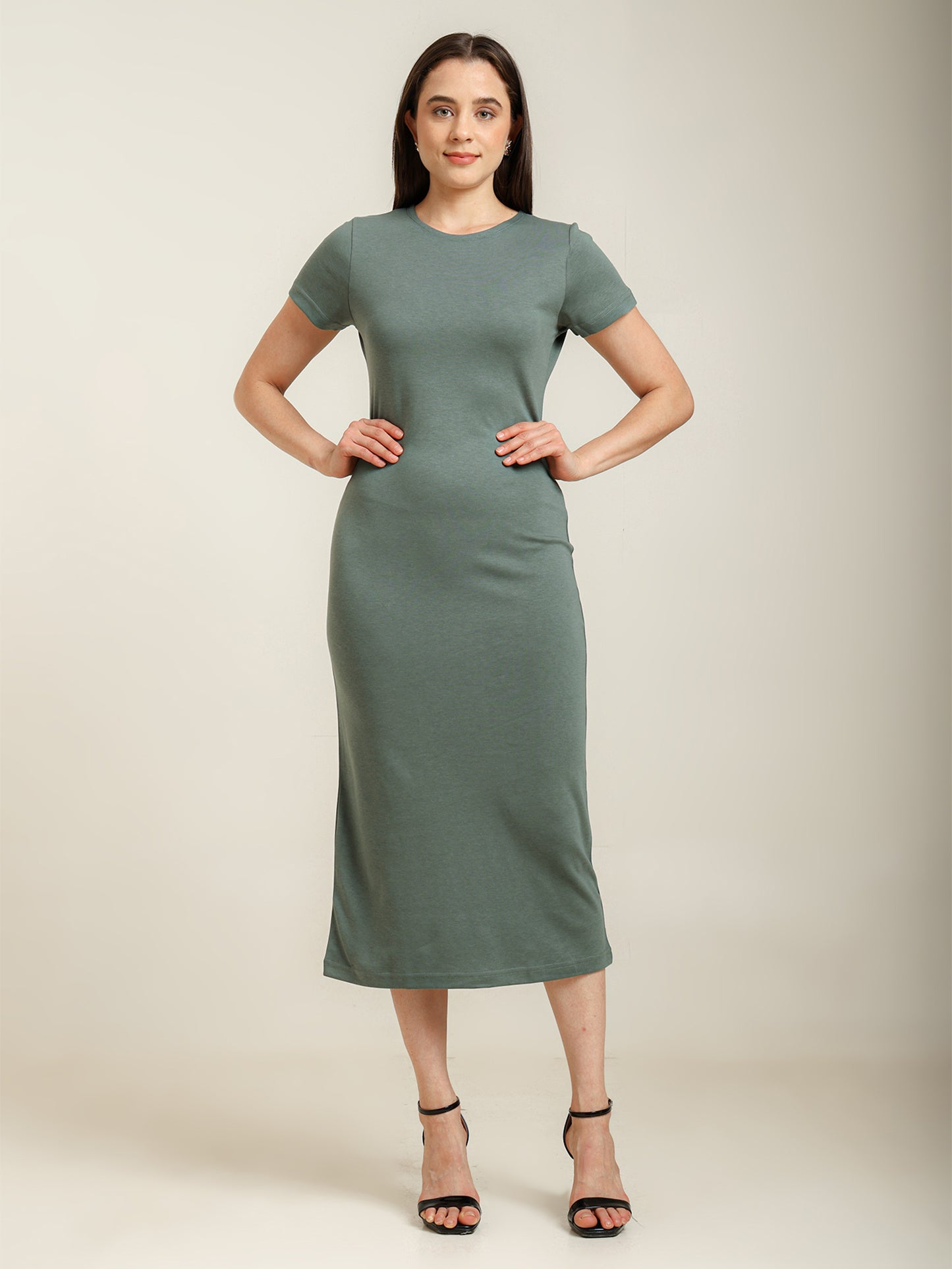 Uncuvr Granite Green Bamboo Long Dress
