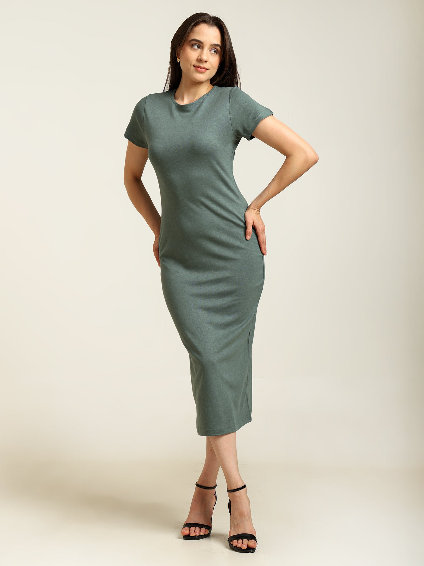 Uncuvr Granite Green Bamboo Long Dress