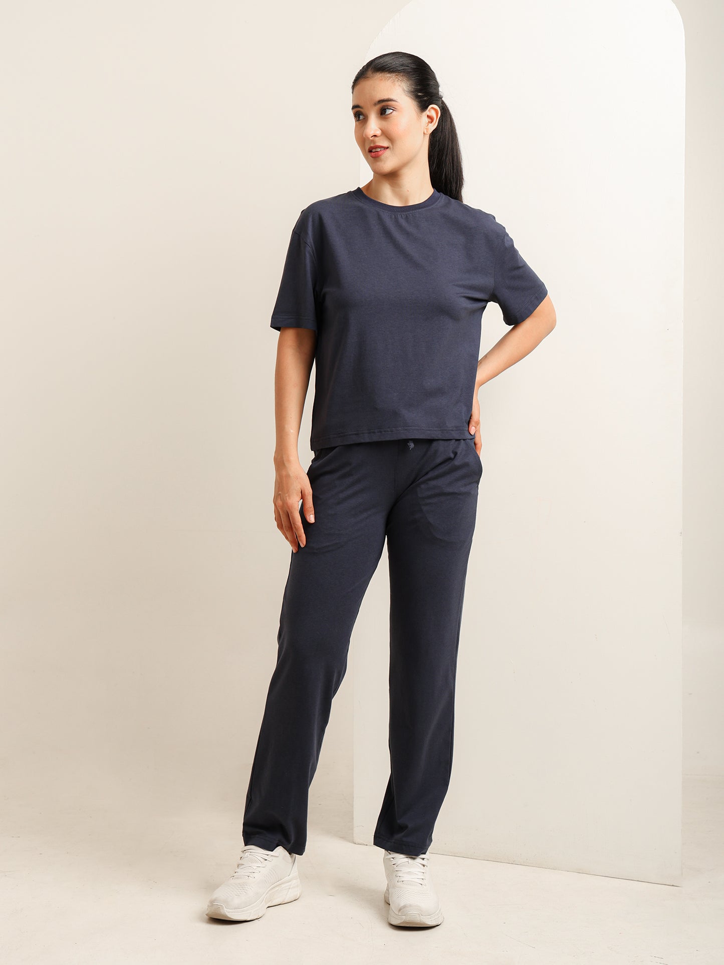 Uncuvr Mood Indigo Bamboo Sleepwear Lounge Set: Relax in Eco-Friendly Comfort