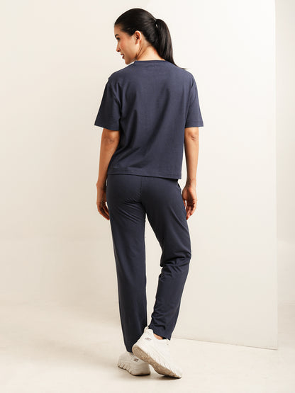 Uncuvr Mood Indigo Bamboo Sleepwear Lounge Set: Relax in Eco-Friendly Comfort