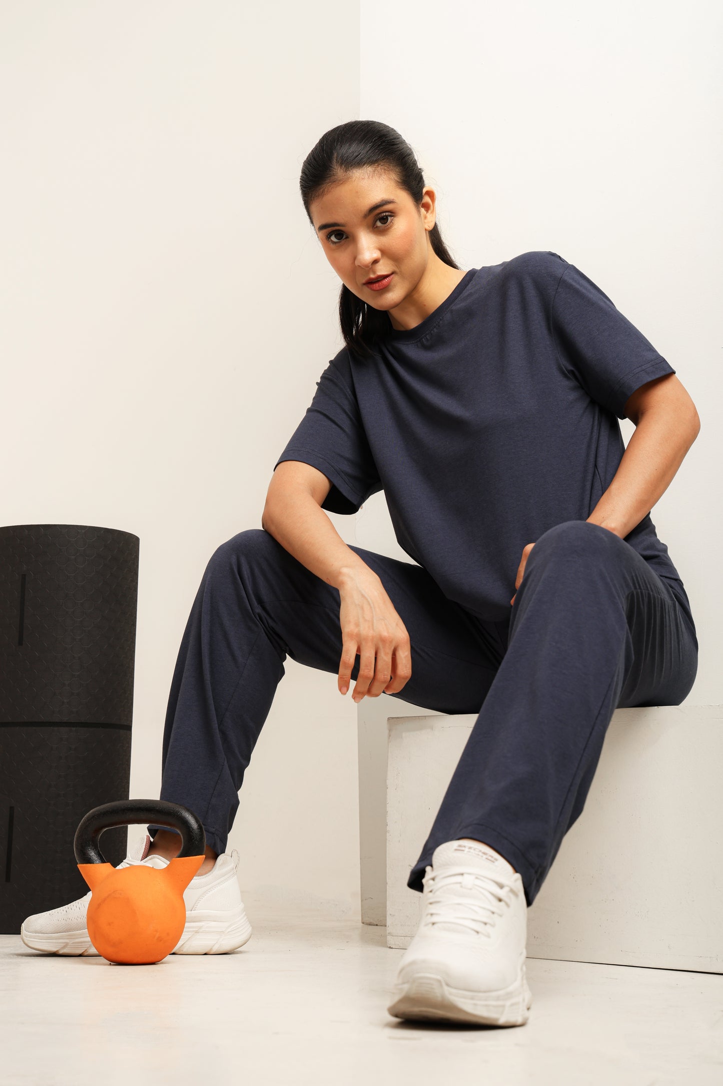 Uncuvr Mood Indigo Bamboo Sleepwear Lounge Set: Relax in Eco-Friendly Comfort