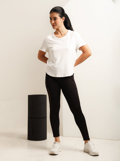 Uncuvr White Bamboo Comfort T-Shirt: Soft, Breezy & Effortless All Day