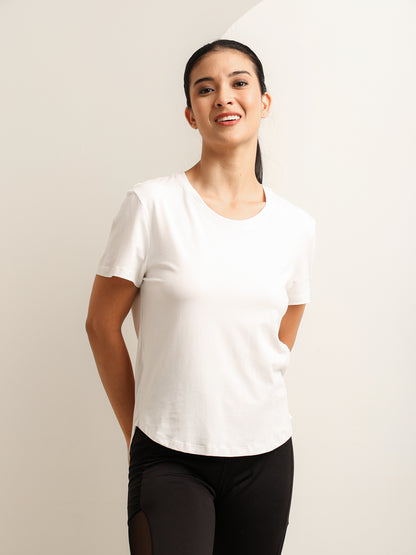 Uncuvr White Bamboo Comfort T-Shirt: Soft, Breezy & Effortless All Day
