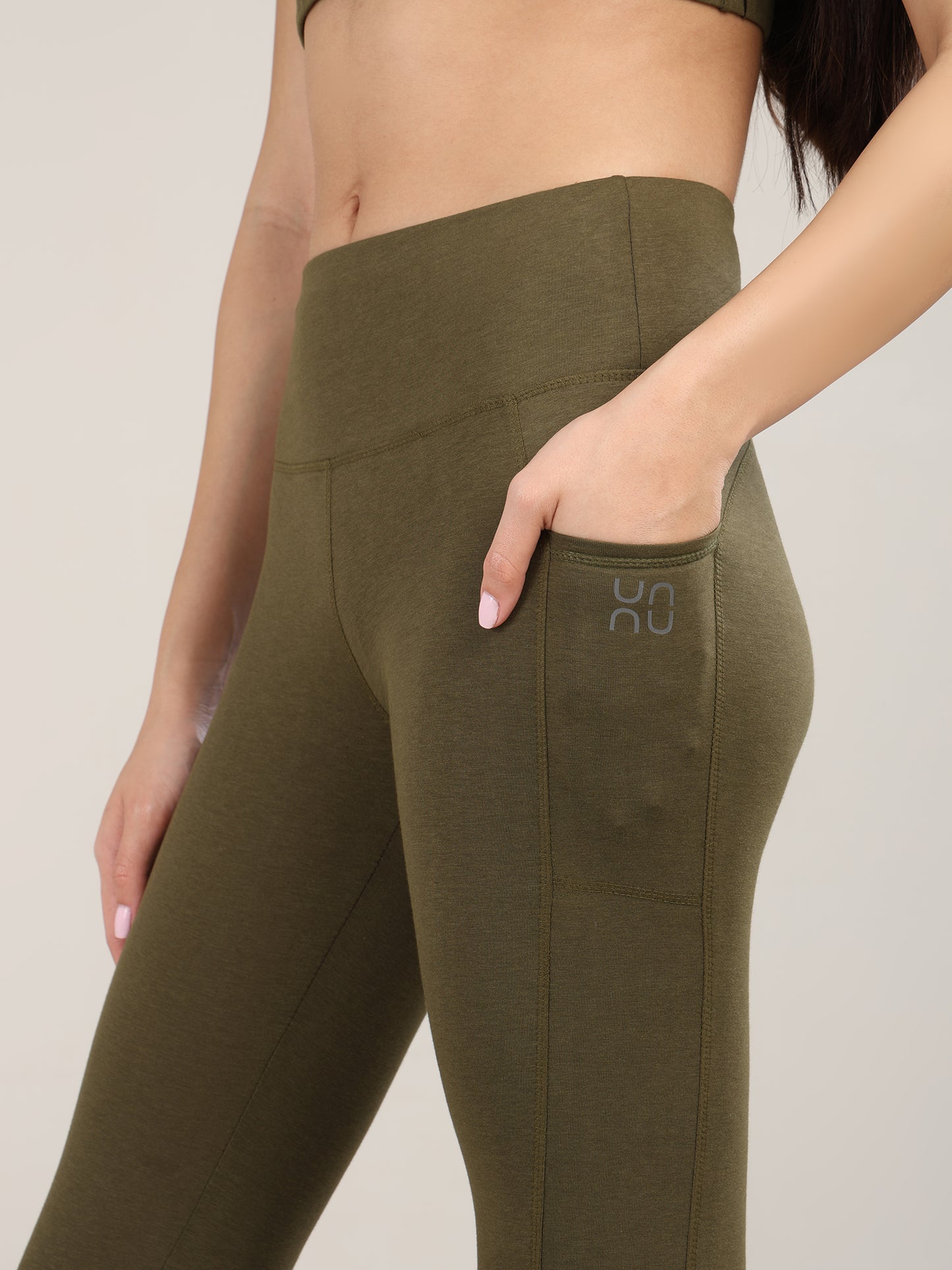 Uncuvr Moss Green Bamboo Leggings: Effortless Style, Ultimate Comfort