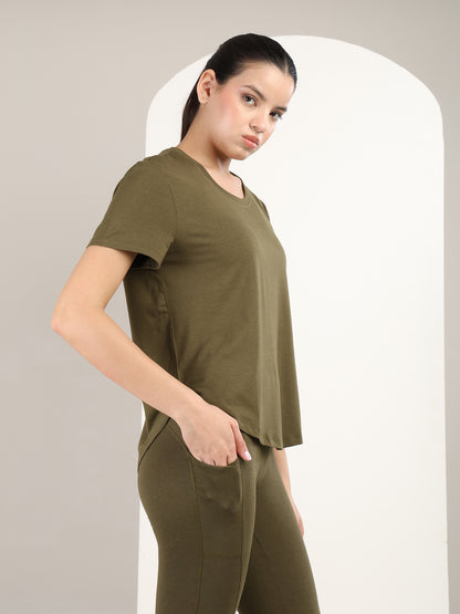 Uncuvr Moss Green Bamboo Workout Set: Where Comfort Meets Performance