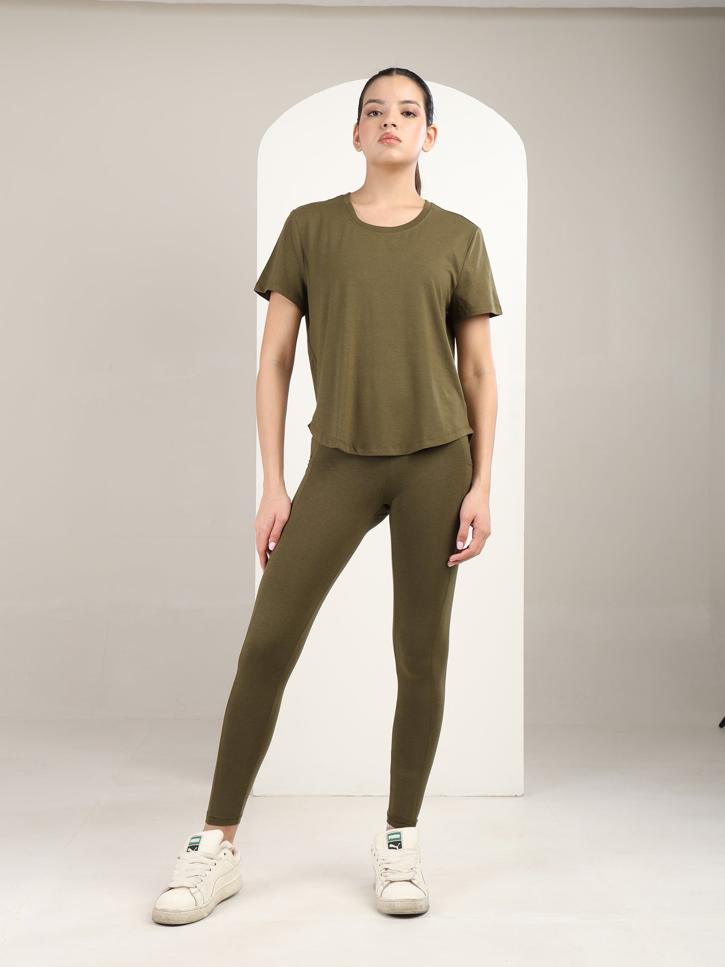 Uncuvr Moss Green Bamboo Workout Set: Where Comfort Meets Performance