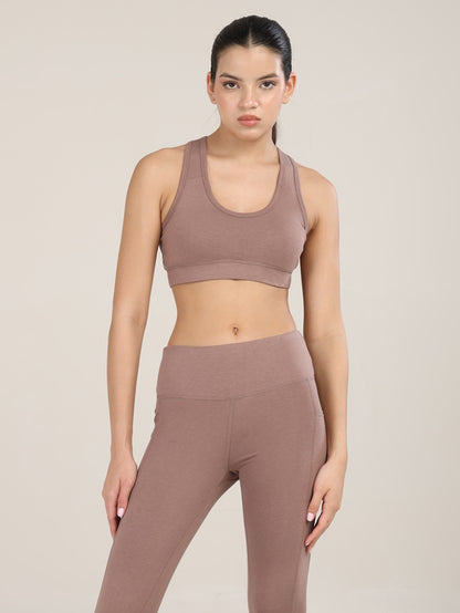 Uncuvr Walnut Bamboo Sports Bra: Bold, Sustainable, and Unstoppable