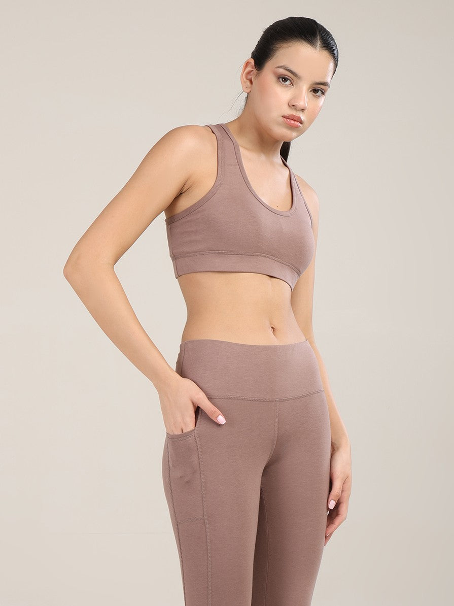 Uncuvr Walnut Bamboo Sports Bra: Bold, Sustainable, and Unstoppable