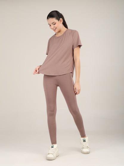Uncuvr Walnut Bamboo Workout Set: Where Comfort Meets Performance