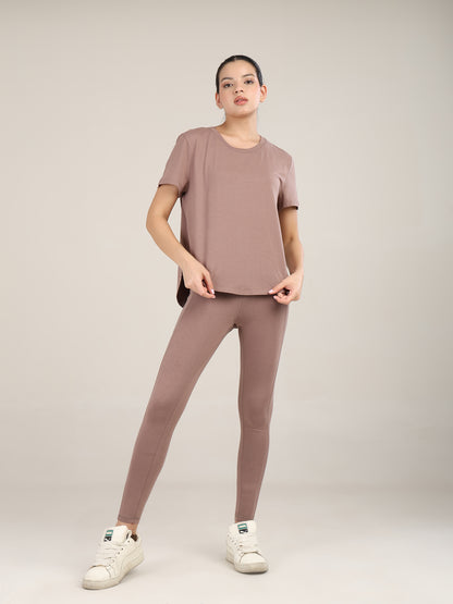 Uncuvr Walnut Bamboo Workout Set: Where Comfort Meets Performance