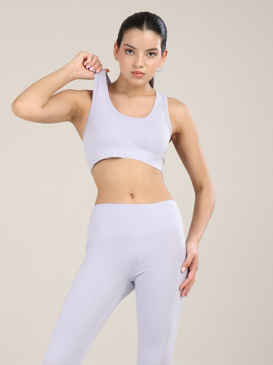 Uncuvr Cosmic Sky Bamboo Sports Bra: Bold, Sustainable, and Unstoppable