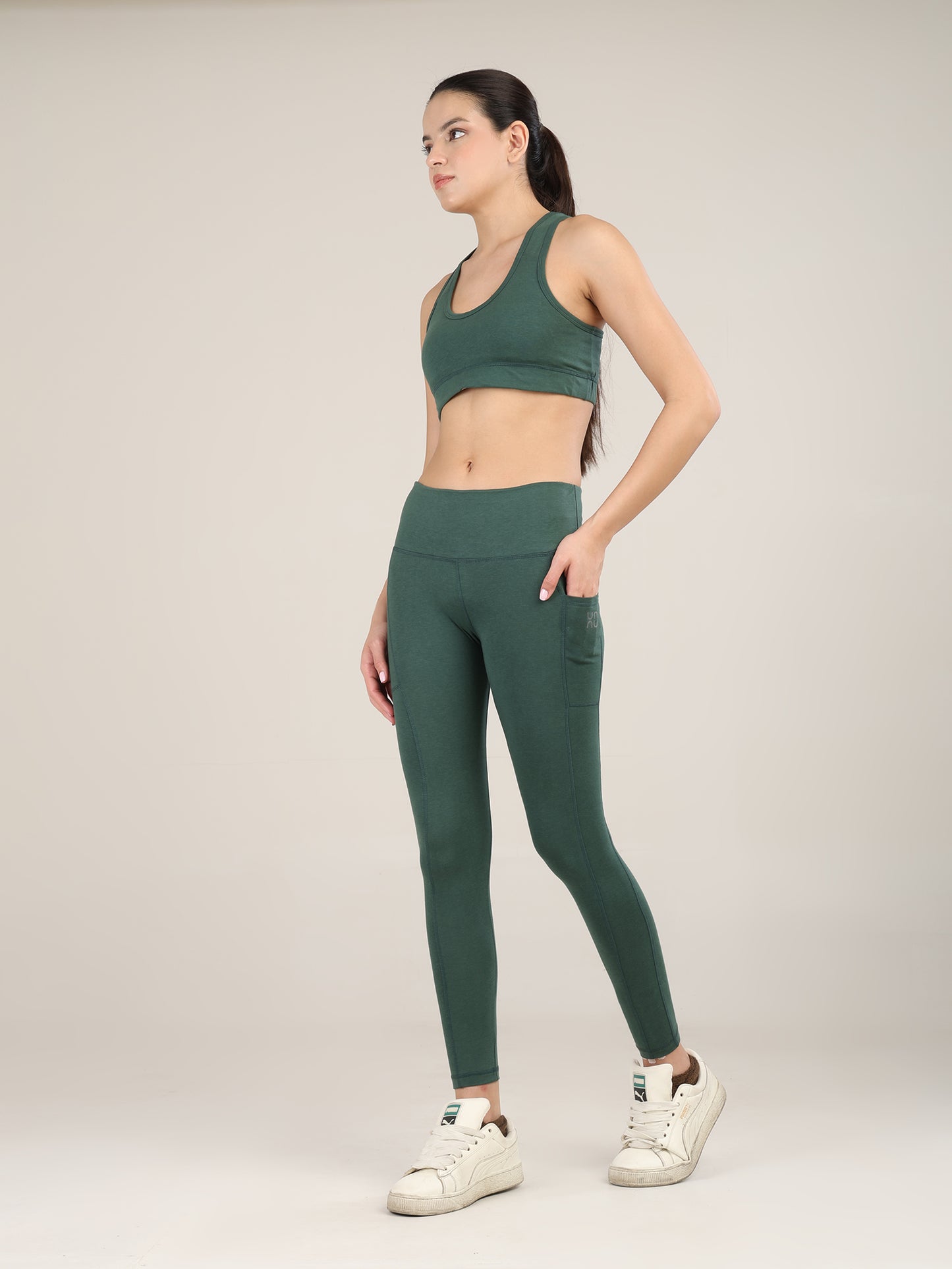 Uncuvr Forest Green Bamboo Activewear Set: Where Comfort Meets Performance