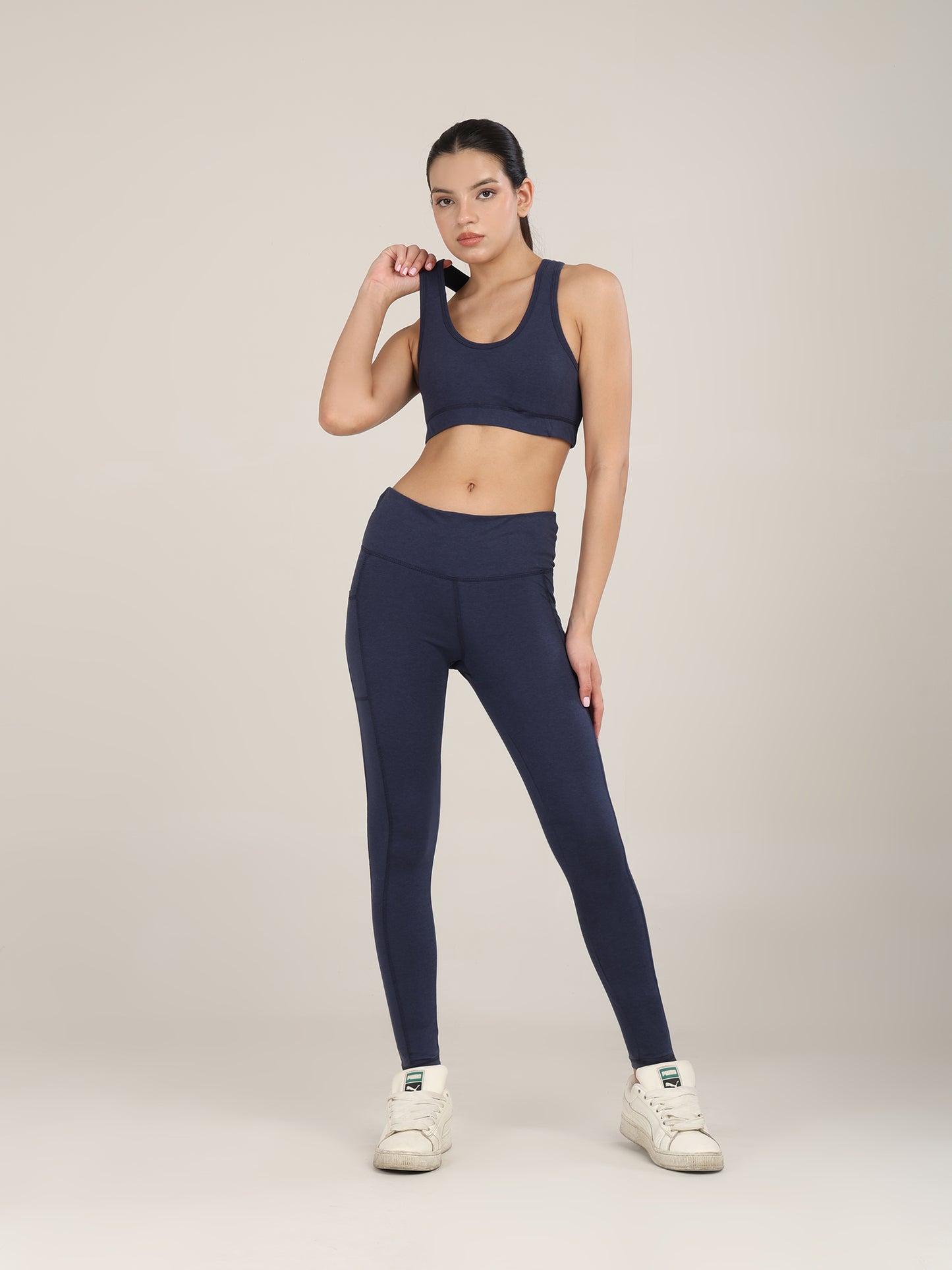 Uncuvr Mood Indigo Bamboo Activewear Set: Where Comfort Meets Performance