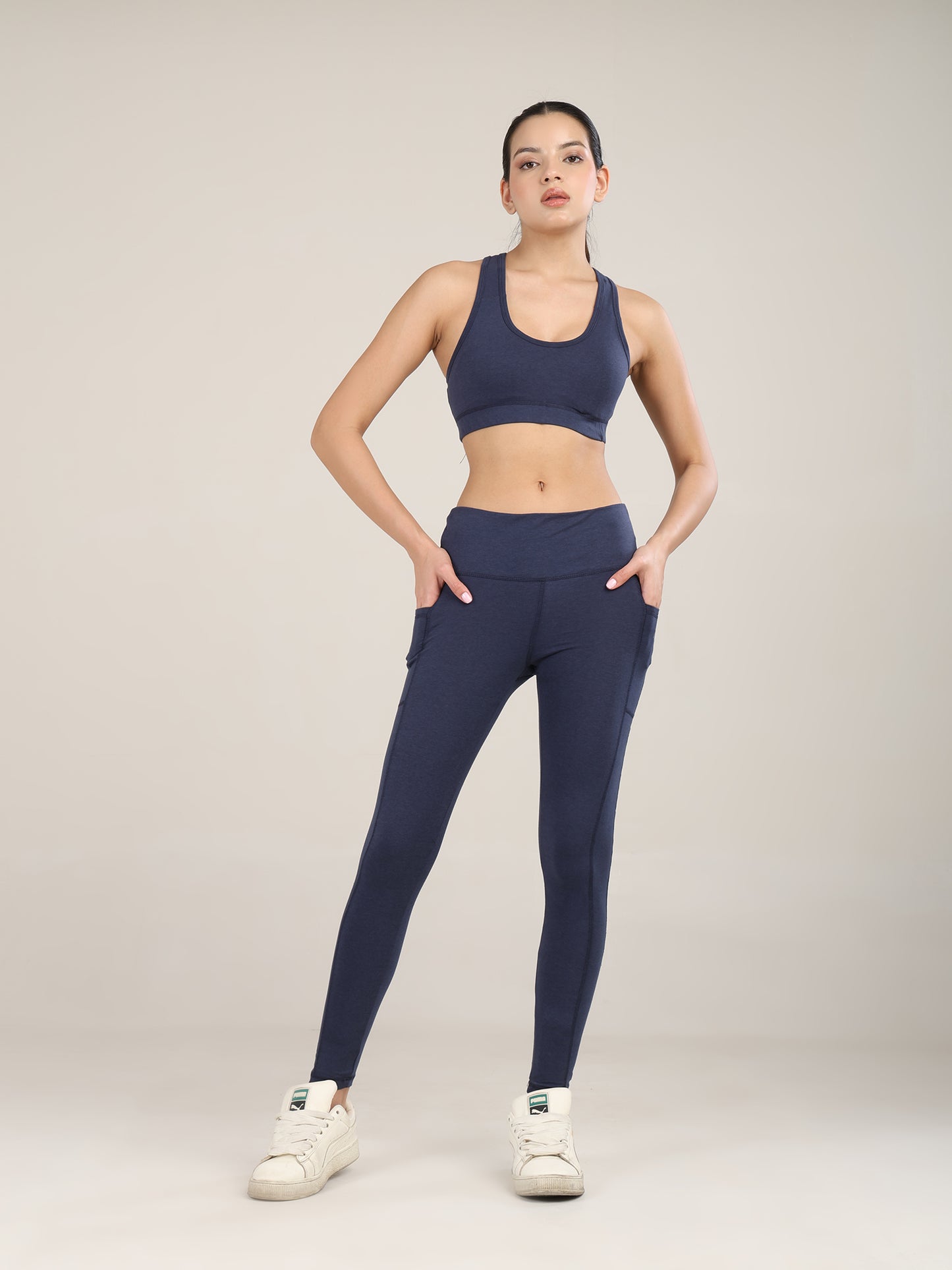 Uncuvr Mood Indigo Bamboo Activewear Set: Where Comfort Meets Performance