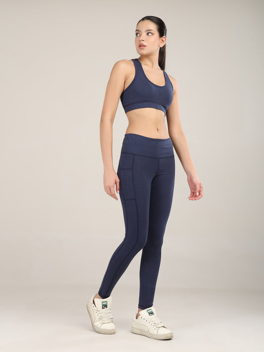 Uncuvr Mood Indigo Bamboo Activewear Set: Where Comfort Meets Performance