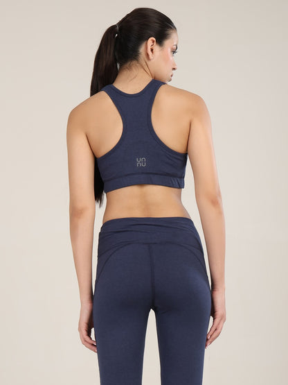 Uncuvr Mood Indigo Bamboo Sports Bra: Bold, Sustainable, and Unstoppable