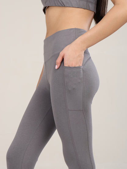 Uncuvr Ash Grey Bamboo Leggings: Effortless Style, Ultimate Comfort