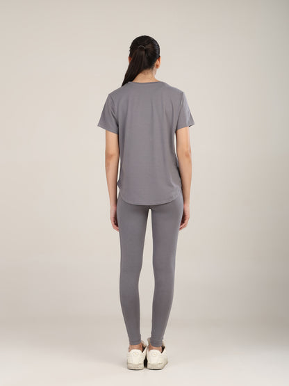 Uncuvr Ash Grey Bamboo Workout Set: Where Comfort Meets Performance