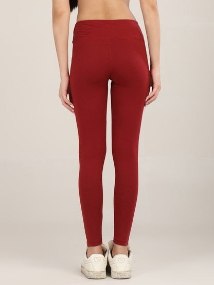 Uncuvr Deep Red Bamboo Leggings: Effortless Style, Ultimate Comfort