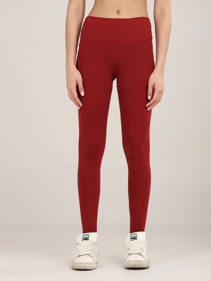 Uncuvr Deep Red Bamboo Leggings: Effortless Style, Ultimate Comfort