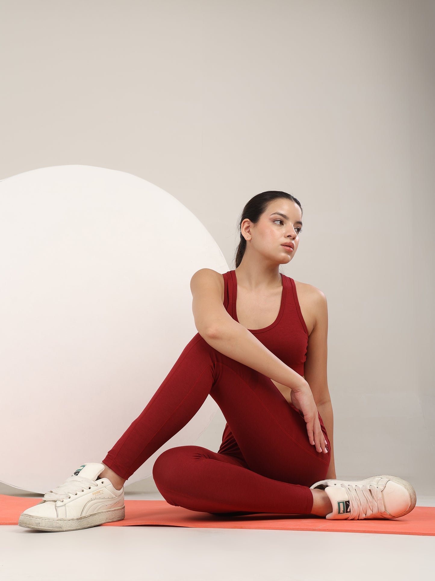 Uncuvr Deep Red Bamboo Leggings: Effortless Style, Ultimate Comfort