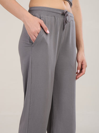 Uncuvr Ash Grey Bamboo Sleepwear Lounge Pants: Relax in Eco-Friendly Comfort