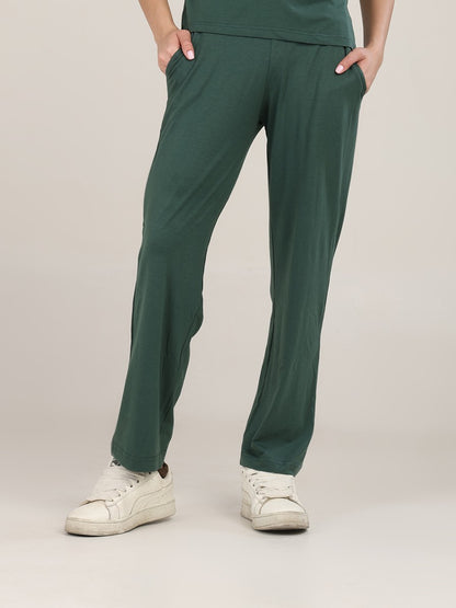 Uncuvr Forest Green Bamboo Sleepwear Lounge Pants: Relax in Eco-Friendly Comfort