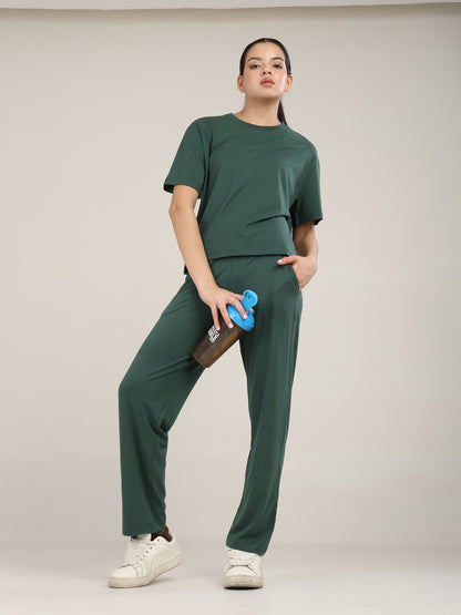Uncuvr Forest Green Bamboo Sleepwear Lounge Pants: Relax in Eco-Friendly Comfort