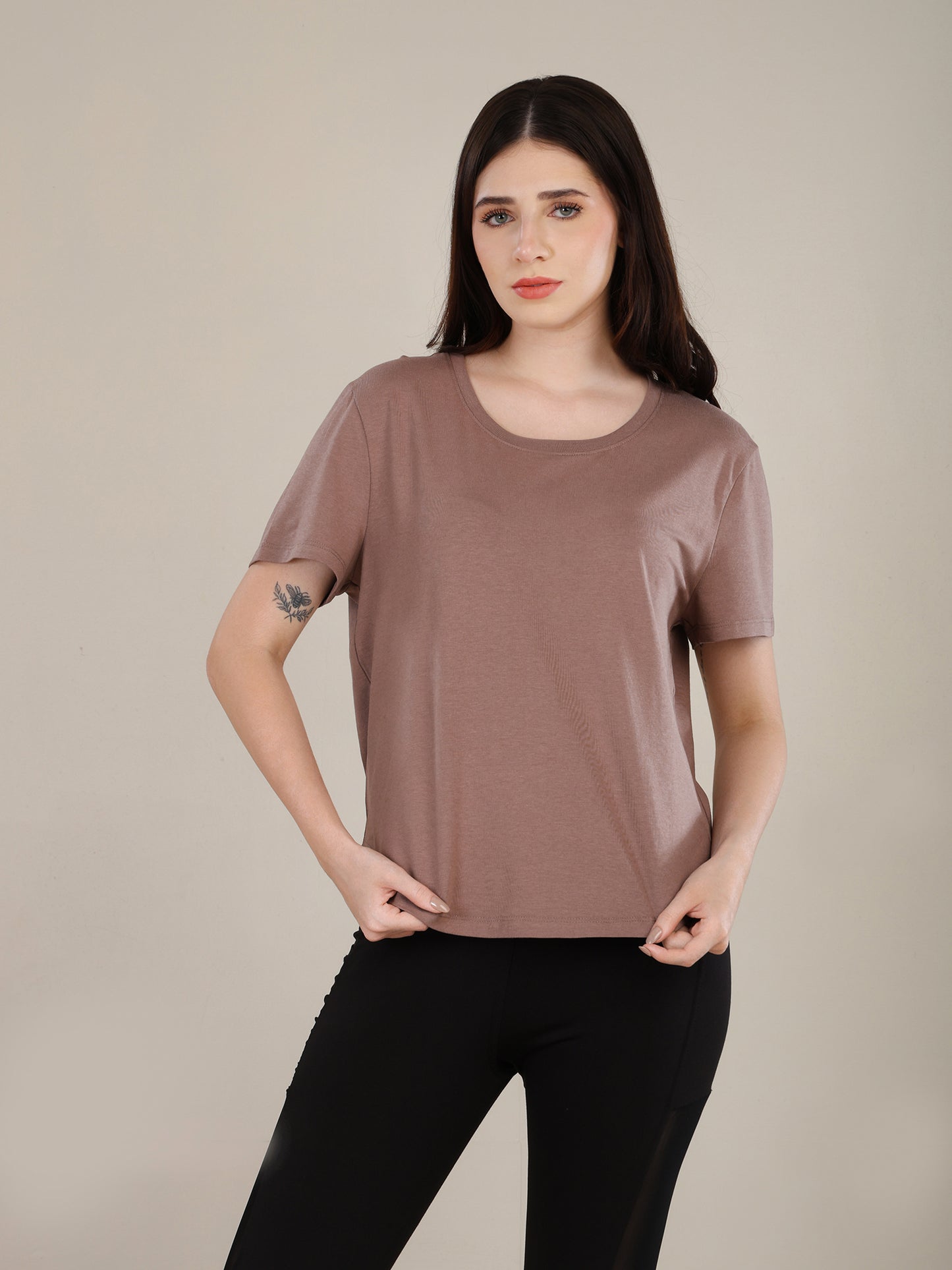 Uncuvr Walnut Bamboo Comfort T-Shirt: Soft, Breezy & Effortless All Day
