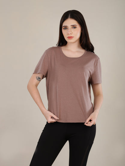 Uncuvr Walnut Bamboo Comfort T-Shirt: Soft, Breezy & Effortless All Day