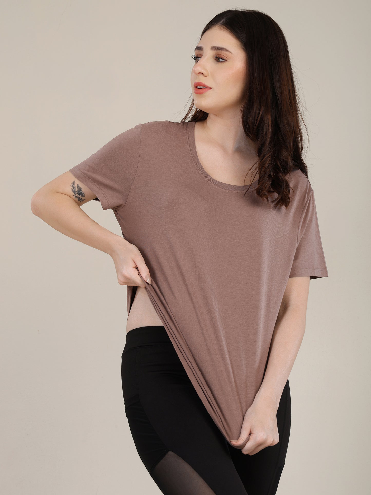 Uncuvr Walnut Bamboo Comfort T-Shirt: Soft, Breezy & Effortless All Day