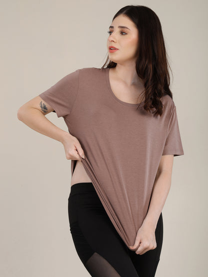 Uncuvr Walnut Bamboo Comfort T-Shirt: Soft, Breezy & Effortless All Day
