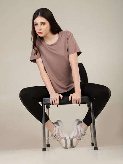 Uncuvr Walnut Bamboo Comfort T-Shirt: Soft, Breezy & Effortless All Day