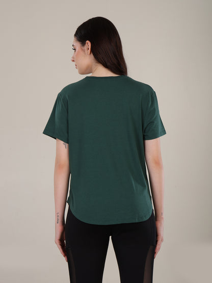 Uncuvr Forest Green Bamboo Comfort T-Shirt: Soft, Breezy & Effortless All Day