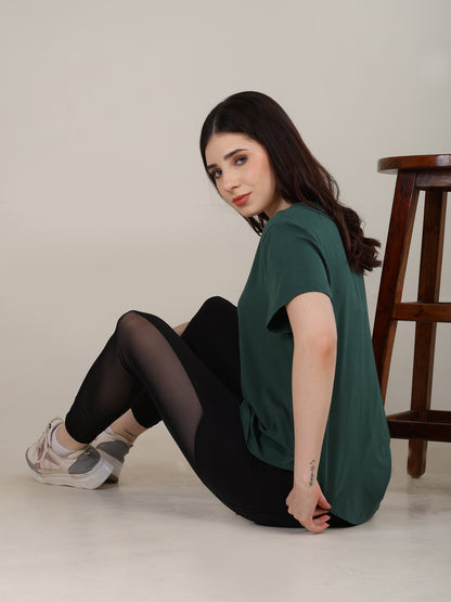 Uncuvr Forest Green Bamboo Comfort T-Shirt: Soft, Breezy & Effortless All Day