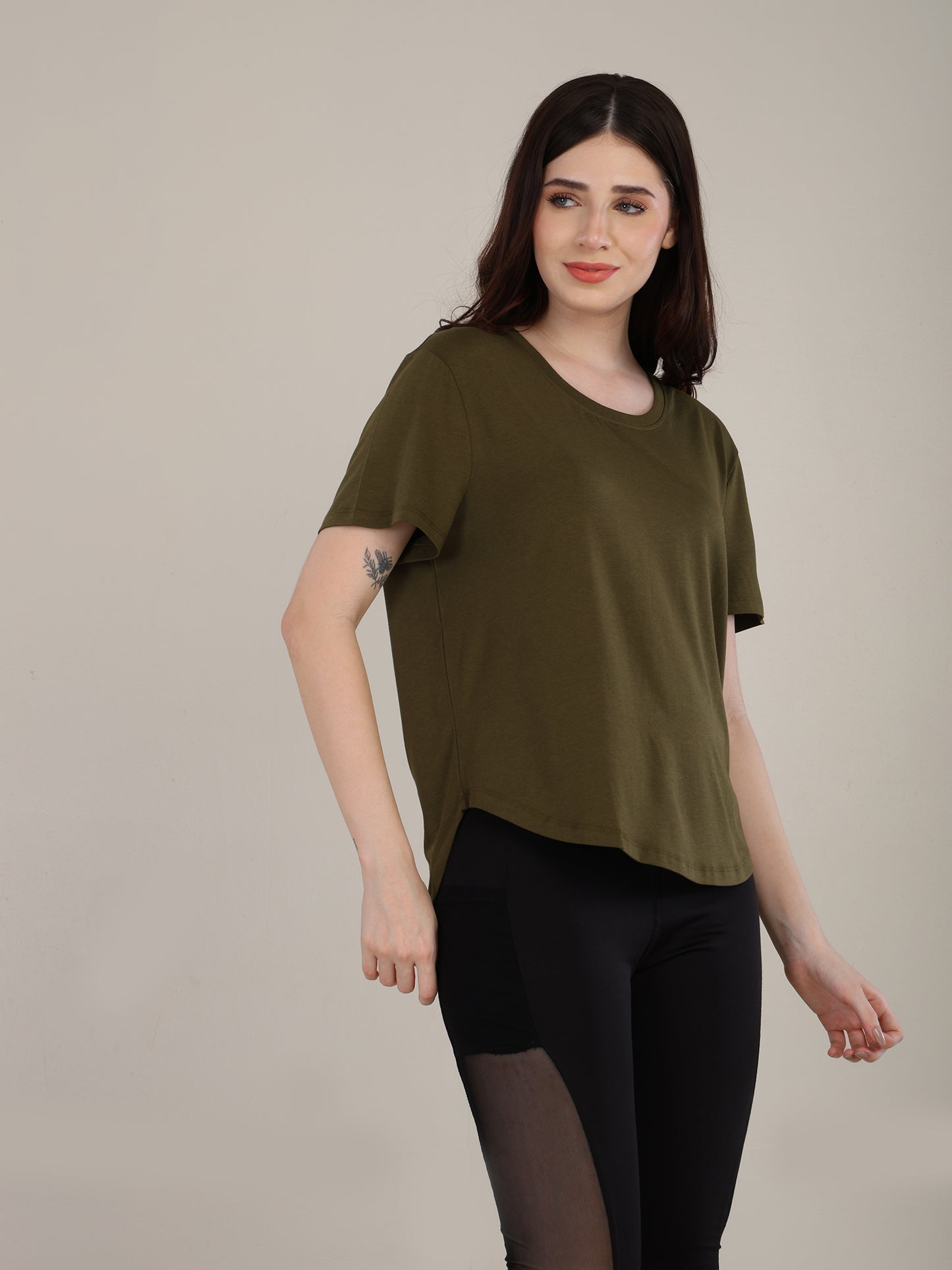 Uncuvr Moss Green Bamboo Comfort T-Shirt: Soft, Breezy & Effortless All Day