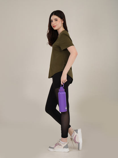 Uncuvr Moss Green Bamboo Comfort T-Shirt: Soft, Breezy & Effortless All Day